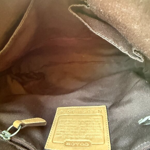 A great Trio!  Three Vintage Coach Signature C items!  Hello, early 2000's! - Picture 15 of 16